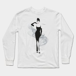 Audrey Hepburn Long Sleeve T-Shirt